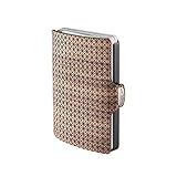 I-CLIP Original Nussbaumholz - Slim Wallet - Mini Geldbeutel - Geldbörse - Kartenetui - Wallet - Damen - Herren - veganes Geschenk - Nut Tree