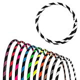 Faltbarer Anfänger Hula Hoop Reifen, Ø90cm, Weiss