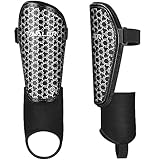 Tavaler Schienbeinschoner Kinder Fussball Verstellbaren Riemen mit gepolstertem und Knöchelschutz für Jungen und Mädchen Schienbeinschoner für Fußball (M)