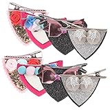 UPKOCH 4 Paare Haarschmuck Haarspangen Haarklammer Katzenohren Kinder Katzenohren glitzern Tiara Haarnadel Haarstyling-Accessoires Katzenhaarspange mit Pailletten dreidimensional Zubehör