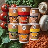 Suppenkur 3 Tage Street Soup | 15 Becher je 300 g Suppe | Low carb, sättigend & 20% Protein | Instant Cremesuppen für Diät & Detox | Nur natürliche Zutaten | Fertiggerichte gesund & Fertigessen vegan