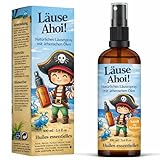 Läuseshampoo - Repellent gegen Läuse mit 100% natürlichem Teebaumöl | Ohne Pyrethrine und Permethrin | Wirksame Läusebehandlung für Kinder | Angenehmer Duft | Entwirrende Haarpflege für Mädchen
