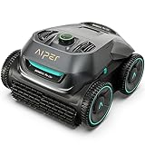 AIPER Seagull Pro Lite Poolroboter, Quad-Motorensystem, WavePath Navigationstechnologie, 3 Reinigungsmodi, Wandklettern, Poolsauger Akku Kabellos, Poolroboter Boden und Wand Ideal für Pool bis zu 150㎡