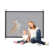 Türschutzgitter Ausziehbar, Baby Treppenschutzgitter Treppenschutzrollo Einziehbares Tür Ausziehbare Hundebarrieren Baby Absperrgitter Schutzgitter Treppe Für Kinder Katzen Und Hunde