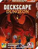 ABACUSSPIELE 38251 - Deckscape – Dungeon, Escape Room Spiel, Kartenspiel, Rot