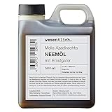 wesentlich. Neemöl mit Emulgator 1000ml - fertig gemischt für sofortige Anwendung