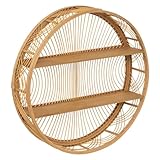 Atmosphera - Wandregal Ina Bambus - D70 cm - Naturholz