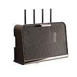 WLAN-Aufbewahrungsbox zur Wandmontage, Kabelversteck for TV-Kabel, kleine WLAN-Boxen, Router-Abdeckung, WLAN-Rack(Brown)