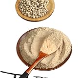 JOIYSVEN Weißer Pfefferpulver | Gewürz in Gastronomiequalität | Rein Natürlich Und Ohne Zusatzstoffe | Geeignet Zum Kochen, Backen Und Marinieren Von Fleisch (300g)