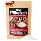 D&O Nature Products Pökelsalz 900g, Nitritpökelsalz zum Trocken- und Nasspökeln, Natriumnitrit Anteil 0,4-0,5%, Pökelsalz für Schinken, Fleisch, Wurst, Kassler, feines NPS Salz (900g)