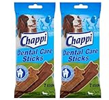 Chappi Dental Care Sticks – Packung mit 2 x 7 Riegeln (14 Stück) | Täglicher Snack für die Zahnpflege von kleinen, mittleren und großen Hunden
