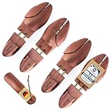 Blumtal TESTSIEGER Premium Schuhspanner Zedernholz - Schuhspanner Herren und Damen inkl. Schuhlöffel - Schuhdehner ergonomisch - Schuhweiter - Shoe Stretcher pflegend und geruchsbindend - Größen 38-47