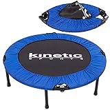 KINETIC SPORTS Fitness Trampolin Ø 96 cm – Jumping Fitness mit Randabdeckung, Indoor Trampolin Faltbar, Minitrampolin mit Sprungtuch, Belastbar bis 100 kg