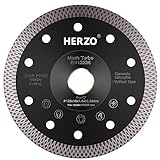 HERZO Diamant Trennscheibe 125mm für Fliesenscheibe,Trennscheibe Extra Dünne, Trennen und Schneiden für Keramik, Naturstein, Fliesen Marmor