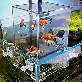 Acryl Unterdruck Fischturm, Luftverlängerungs Aquarium, Vakuum Aufgehängtes Aquarium für die ökologische Landschaftsgestaltung, Wasser-Fischbecken mit Wasserauffüllung für Zuhause, Hotel, Restaurant