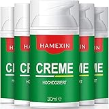 Hamexin Creme – Hamexin Salbe | Schonend zur Haut – Ohne Nanopartikel oder Parabene 30ml pro Flasche - 5x