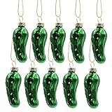 10 x Weihnachtsgurke Glas Gurke 6cm Baumschmuck Christmas Pickle Weihnachten