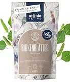 Birkenblättertee Monte Nativo (300g) - Birkenblätter schonend getrocknet als Birkentee - 100% natürlich und ohne Zusatzstoffe - Aromatischer Kräutertee für einen köstlichen Aufguss