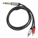 BESTonZON Gitarrenkabel guitar cable Audio-Adapterkabel 3-poliges Mikrofonkabel Autoradio Stereokabel Audiokonverterkabel Signal-Audiokabel Wagen Spender männlicher Kopf Audiogeräte