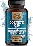 Coenzym Q10-200mg je Kapsel - WICHTIG: Q10 hochdosiert mit Laborgeprüfter Rezeptur +bioaktives Ubiquinol I Q10 Kapseln Hochdosiert I 120 vegane Kapseln I DE I SCHEUNENGUT®