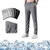 Timpfee Jogginghose für Herren, schnell trocknende Trainingshose für Herren, Sport, Stretch-Wanderhose für Herren, mittlere Taille, Outdoor, dehnbar, Angeln, Trekkinghose, leicht, elastisch,