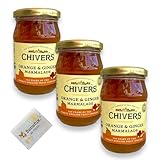 Chivers Orange & Ginger Marmalade Orange-Ingwer Marmelade Multipack 3x 340g