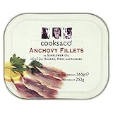 Cooks & Co Sardellenfilets in Sonnenblumenöl, 365 g (Abtropfgewicht 252 g)