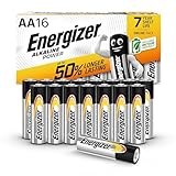 Energizer Alkaline Power Batterien AA (16 Stück) - Hochleistungsbatterien 1,5V - Batterie für Haushalt und Büro - 100% plastikfreie Recycelbar Verpackung - 7 Jahre lagerfähig [Exklusiv bei Amazon]