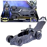 Batman Batmobile mit Verdeck zum Öffnen, enthält exklusive 30cm Batman-Actionfigur