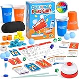 Ophy Brettspiele - Gesellschaftsspiele für Erwachsene, Verrückte Partyspiele, Herausforderungen Spiel, Familienspiele, Kartenspiele, Lustige Geschenke - Deutsch Brettspiele Erwachsene & Jugendliche