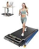 Anylife Laufband mit 10% Steigung， 1-6 km/h Laufband für Zuhause，Under Desk Treadmill，2.5HP Walking Pad für Zuhause & Büro,Doppelter Stoßdämpfung Bis 150kg ，Schwarz