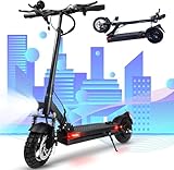 JOYOR Y6-6S E Scooter, 10' Reifen Aluminiumrahmen E Roller,tragbarer Klapproller,500W Motor, 48V26Ah 75KM Reichweite,Lasten bis zu 120 kg für Erwachsene