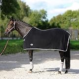 York Polarfleecedecke Abschwitzdecke Fleecedecke Pferdedecke Britta (155 cm, schwarz)