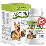 Gelenktabletten Hund - 180 hochkonzentrierte Tabletten mit MSM, Teufelskralle, Chondroitin und Glucosamin. Entzündungshemmend für Hunde, ideal zur Bekämpfung von Arthritis und Arthrose.