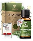 Heldengrün® BIO Rosmarinöl [HOCHDOSIERT] Natürlicher Haar-Booster - 100% naturreines Rosmarin Öl für Haare & Kopfhaut - Ätherisches Rosmarinöl Haare