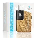 WOLKENKRAFT FX MINI ULTRA Premium Vaporizer - USB-C | Magnetisches Slide-In-Mundstück | Titan-Kammer | Temperatur 100-220 °C | Betriebstimer 3-5 Min. | 100% Konvektion *Holzoptik*