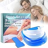 Schnarchschiene, Anti Schnarch Mundstück, Effektiv Schnarchen Stopper und Zähneknirschen, Anti Snoring Mouth Guard, Schnarchstopper für Männer und Frauen, Bessere Schlafqualität