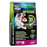 JBL Frühjahrsfutter für Koi, Schwimmende Futterwafer, Saisonfutter, ProPond Spring, Größe M, 1,1 kg