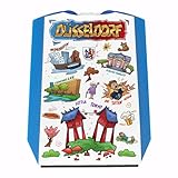 Düsseldorf Pop Art Comic Parkscheibe Lustige Parkscheibe für Autofahrer Andenken Souvenir Rhein