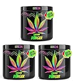 Homegrow24 Cannabis Dünger Indoor & Outdoor Langzeitdünger für 3-6 Cannabispflanzen Wachstumsphase und Blütephase Grow & Bloom Hanfdünger Starter Set (3, 270 g)