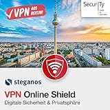 Steganos VPN für Windows, macOS, iOS, Android | ganz einfach inkl. Deutschland, Spanien, Frankreich, Italien, USA, etc. | 1 Jahr | 5 PC | VPN Software für Windows 11 / 10