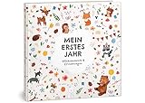 Babyalbum Mein erstes Jahr - Baby Erinnerungsbuch für die schönsten Momente - Das Babybuch zum Ausfüllen fürs 1. Lebensjahr - Ein besonderes Geschenk zur Geburt GB23 Babytagebuch: Boho Tiere