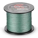 OUNCHAIN Geflochtene Angelschnur 4 Braid 1000M (Dunkelgrün, 0,28mm-30lb)