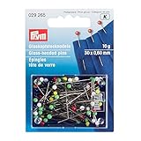 Prym-Stecknadeln + Glaskopfstecknadeln + 30 mm x 0,6, Bunt