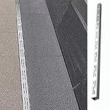 Entwässerungsrinnen-Abdeckung aus Edelstahl, langlebige Kanalrinne für Küche, Garage, Terrasse, Hof und Zaun, verhindert Verstopfungen und verbessert die Entwässerung