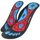 OSDUE Einlagen Original, Magnetische Einlegesohlen Damen Herren, Akupressur Schuheinlagen zur Schmerzlinderung, für Plantarfasziiti, Reflexologie Akupressur (40-43)
