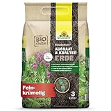 Neudorff NeudoHum AussaatErde und KräuterErde 3L - Bio Anzuchterde für Samen und Kräuter - natürlich torffrei - vegane Erde für Stecklinge und zum Anbau von Chili und Gemüsepflanzen