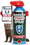 Patronus Marderspray Auto - effektive Marderabwehr fürs Auto - schneller Marderschutz mit zuverlässiger Sofortwirkung - Anti-Marder Spray zum Marder Vertreiben - Alternative zu Marderschreck, 400 ml