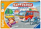 Ravensburger tiptoi Spiel 00127 Fahrzeuge in der Stadt - Lernspiel ab 3 Jahren, lehrreiches Zuordnungsspiel für Jungen und Mädchen, für 1-4 Spieler