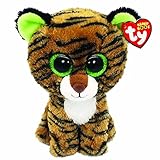 TY 2008075 Tiggy le Tigre Beanie Plüsch, Braun, 15 centimetri